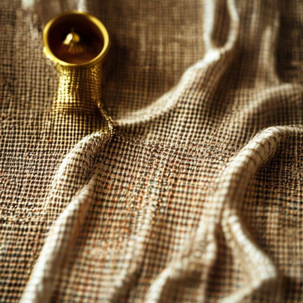 Chanderi Silk in baby · Ridh Fabric Studio