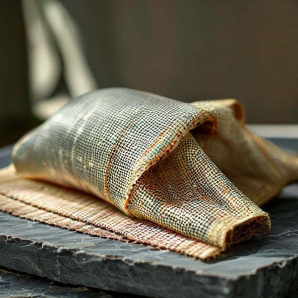 Chanderi Silk in baby · Ridh Fabric Studio