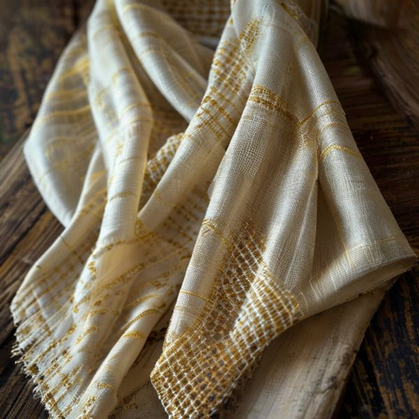 Chanderi Silk in baby · Ridh Fabric Studio