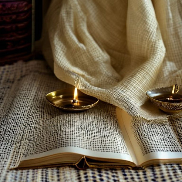 Chanderi Silk in cream · Ridh Fabric Studio
