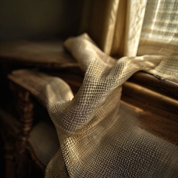 Chanderi Silk in icsk · Ridh Fabric Studio