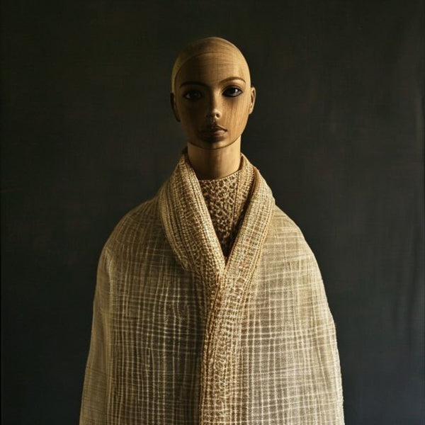Chanderi Silk in light · Ridh Fabric Studio