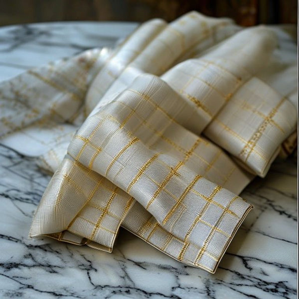 Chanderi Silk in light · Ridh Fabric Studio