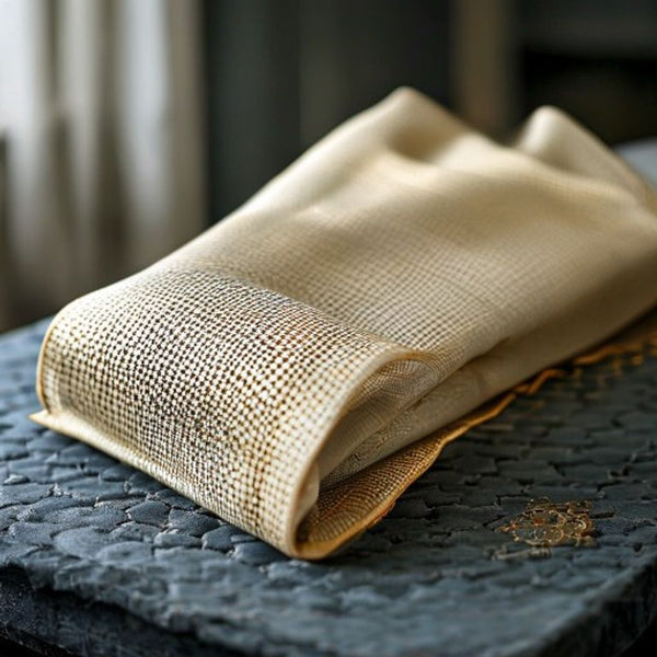 Chanderi Silk in light · Ridh Fabric Studio