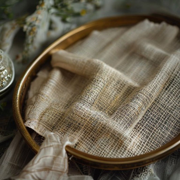 Chanderi Silk in light · Ridh Fabric Studio