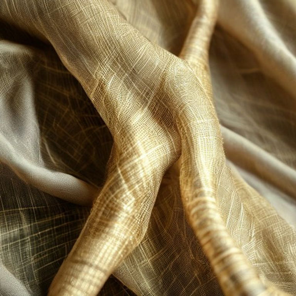 Chanderi Silk in natural undyed · Ridh Fabric Studio
