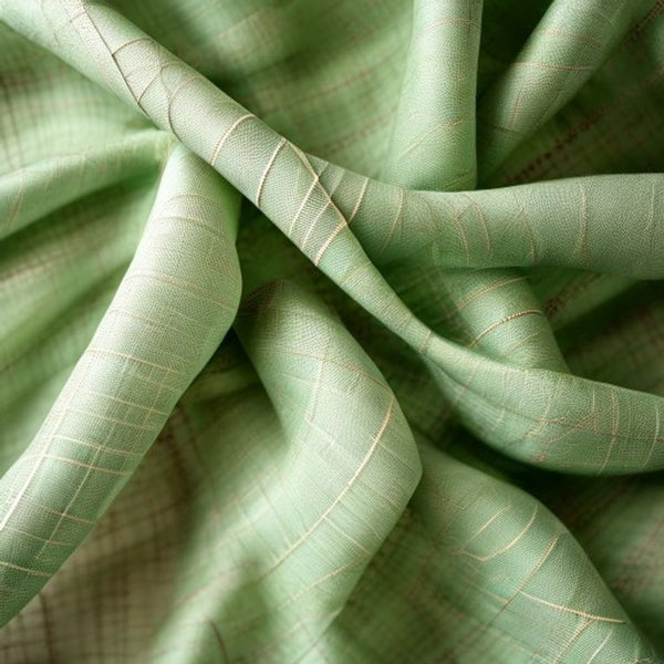 Chanderi Silk in pastelgreen · Ridh Fabric Studio