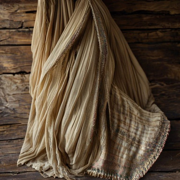Dupatta in natural undyed · Ridh Fabric Studio