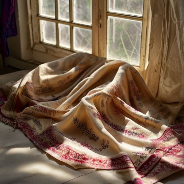 Dupatta in natural undyed · Ridh Fabric Studio