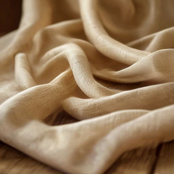Georgette in natural undyed · Ridh Fabric Studio