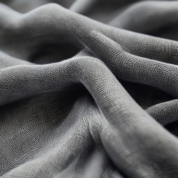 Premium Linen in smoky grey · Ridh Fabric Studio