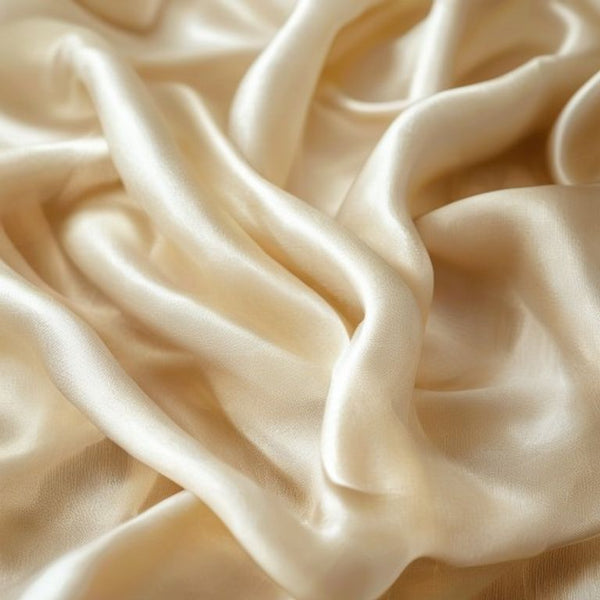 Soft Crepe in cream · Ridh Fabric Studio