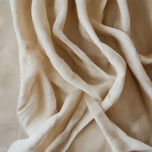 Soft Crepe in natural undyed · Ridh Fabric Studio