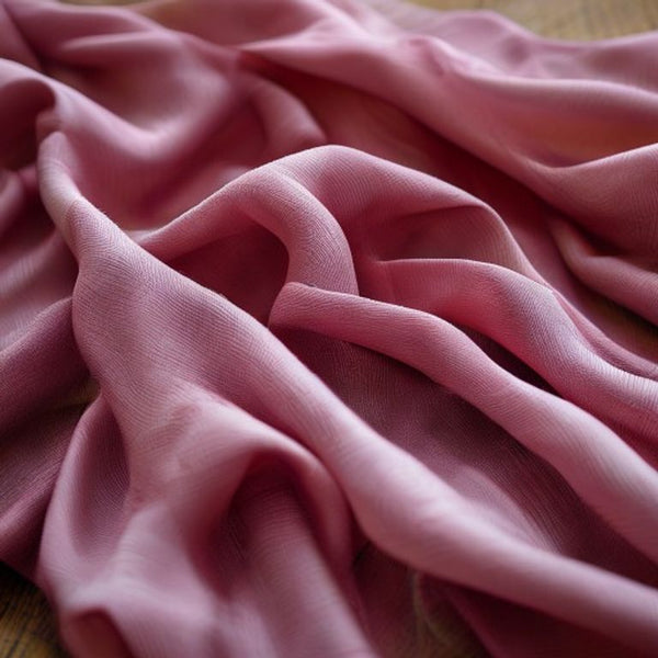 Soft Crepe in ranipink · Ridh Fabric Studio