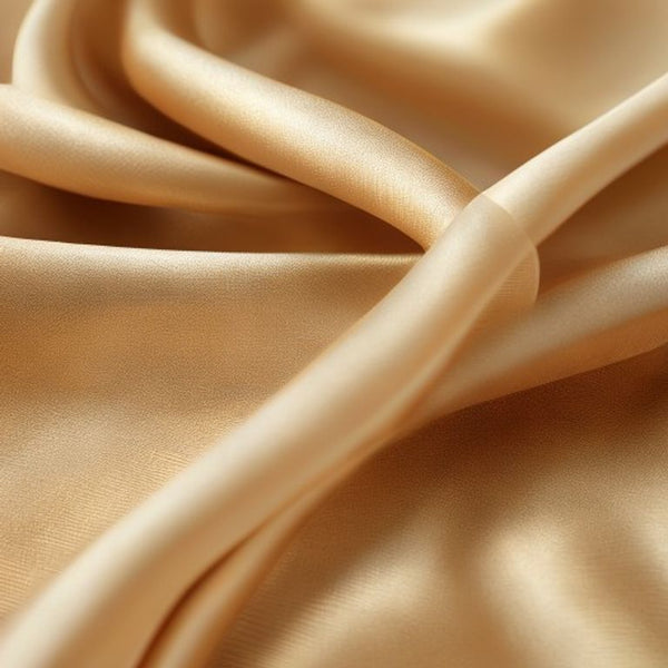 Soft Satin in cream · Ridh Fabric Studio