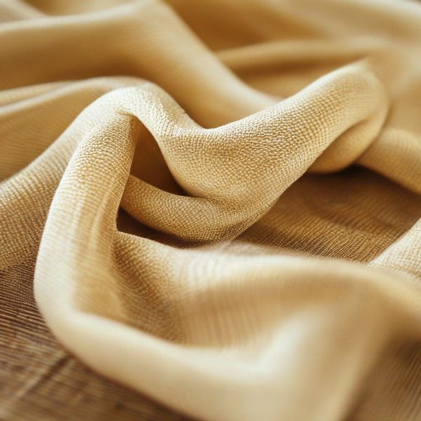 Tussar Silk in cream · Ridh Fabric Studio