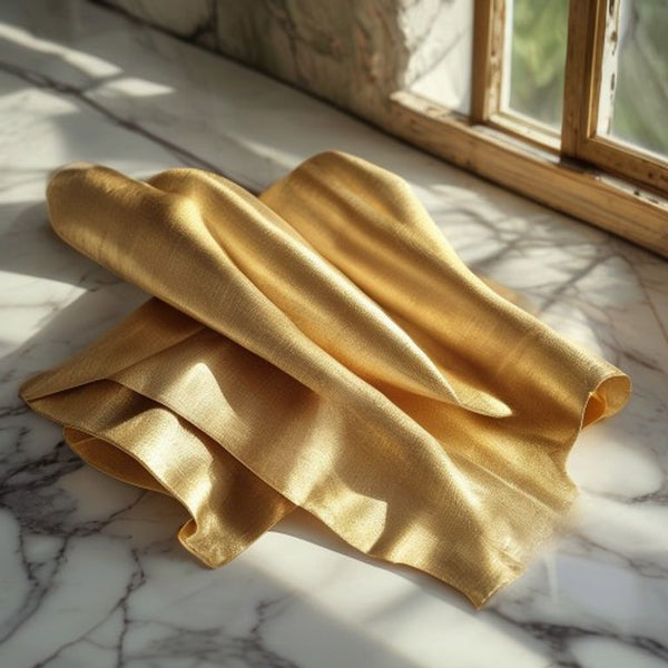 Tussar Silk in onion · Ridh Fabric Studio