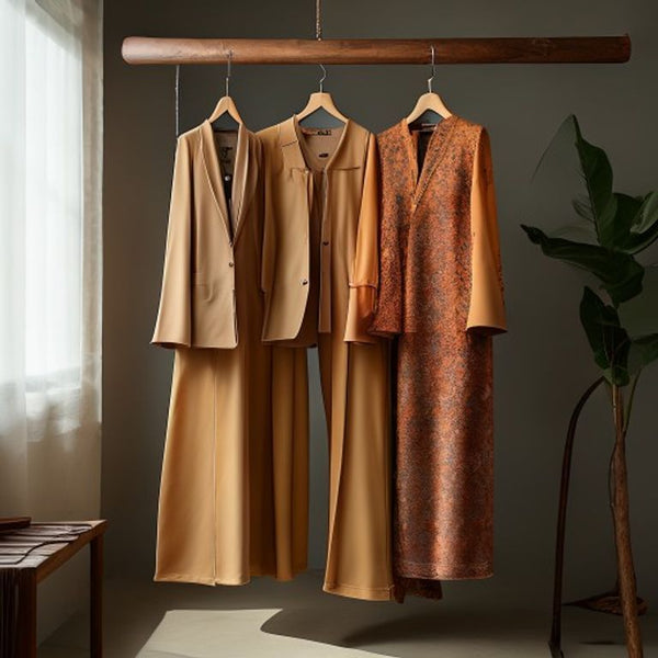 Unstitched 3-piece suit set · 03 Tan Fabric Set · Ridh Fabric Studio