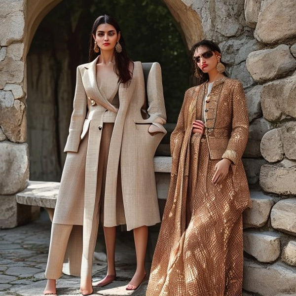 Unstitched 3-piece suit set · Fs4582 Fabric Set · Ridh Fabric Studio