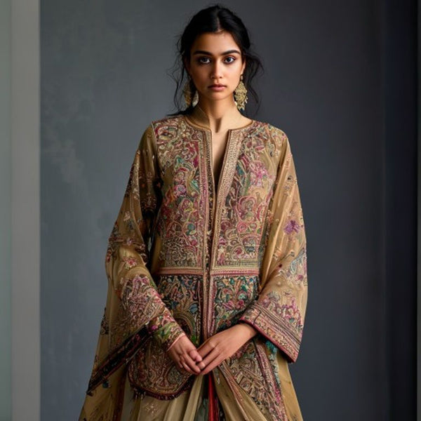 Unstitched 3-piece suit set · 70087 Fabric Suit Set · Ridh Fabric Studio