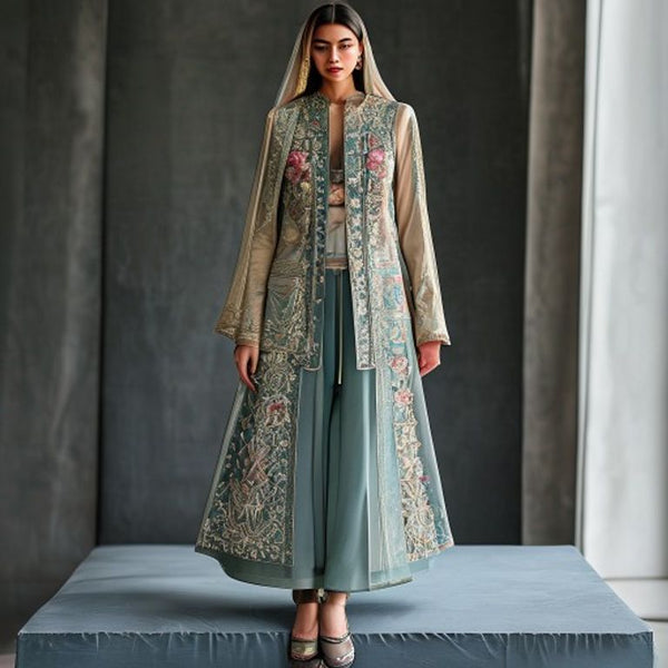 Unstitched 3-piece suit set · 25006 Fabric Suit Set · Ridh Fabric Studio