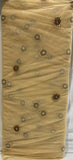 Gold sequin with allover Net Embroidered fabric 6512
