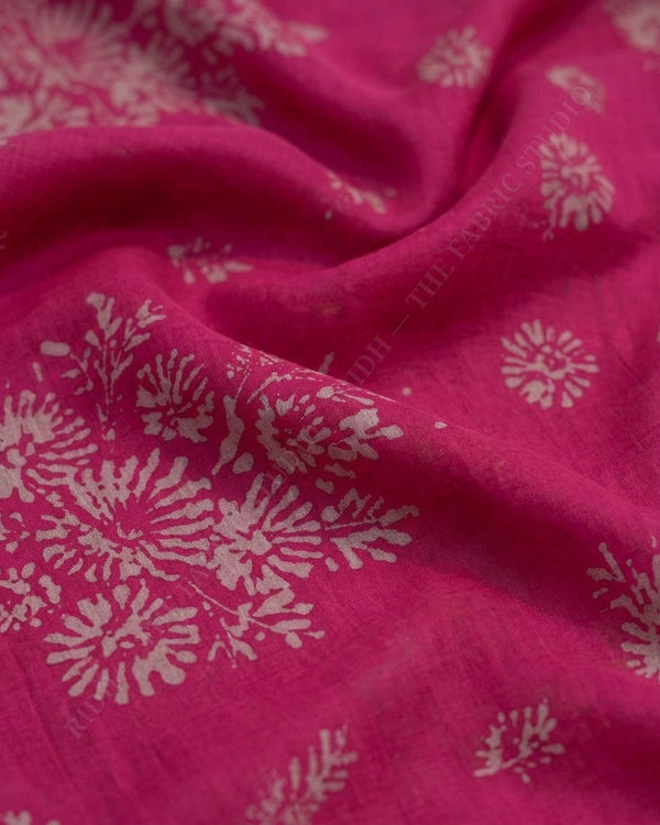 Rani Pink 10332 Chanderi Prn — hand