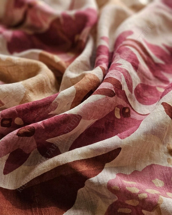 Mauve 10328 Chanderi Prn — hand