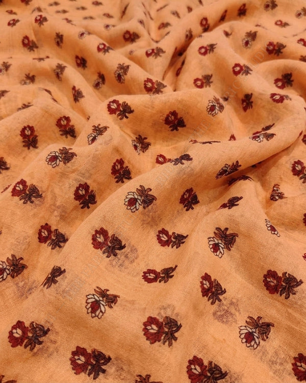 Peach 10329 Chanderi Prn — hand