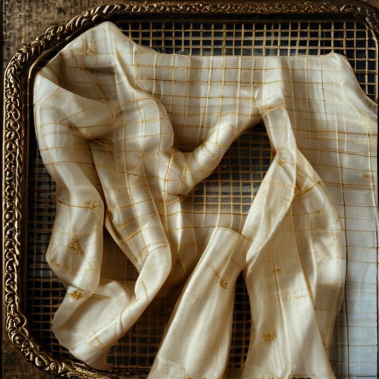Chanderi Silk in baby · Ridh Fabric Studio