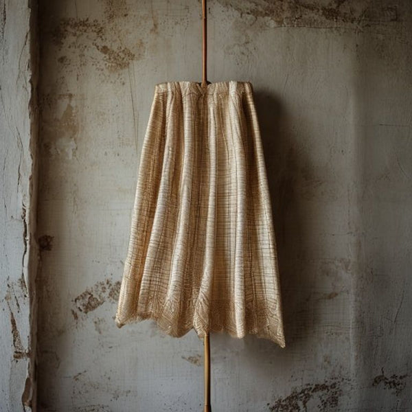 Chanderi Silk in natural undyed · Ridh Fabric Studio