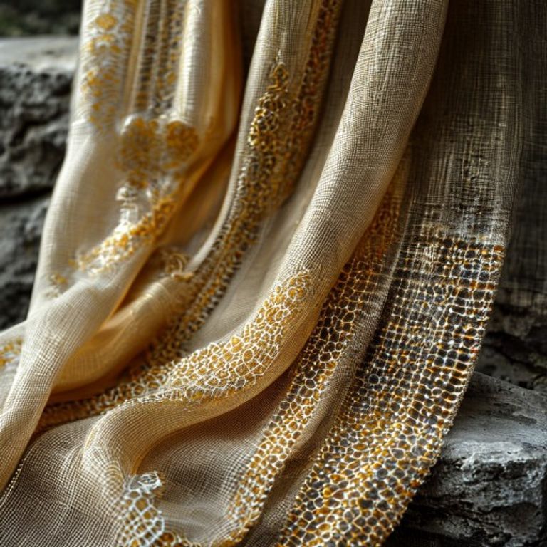 Chanderi Silk in onion · Ridh Fabric Studio