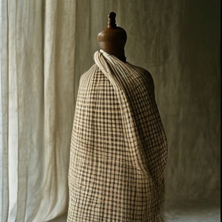 Chanderi Silk in powder · Ridh Fabric Studio