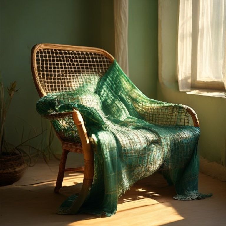 Chanderi Silk in seagreen · Ridh Fabric Studio