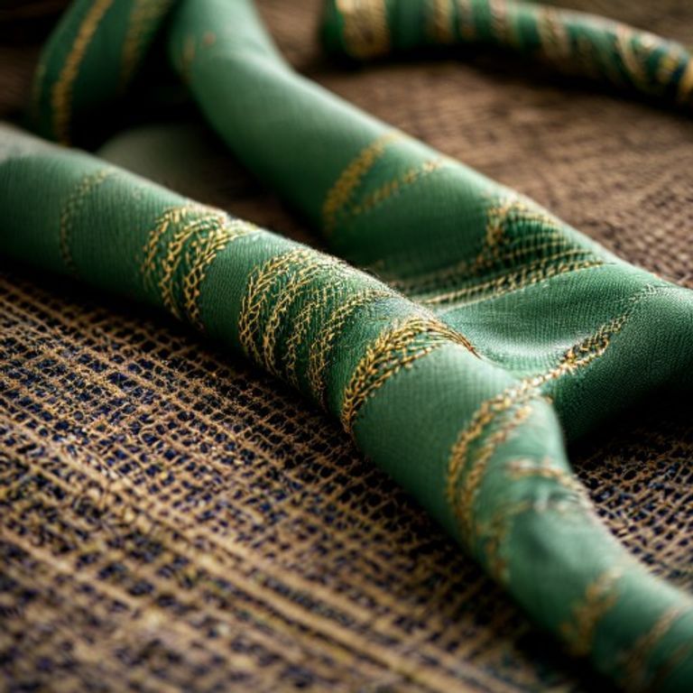 Chanderi Silk in seagreen · Ridh Fabric Studio