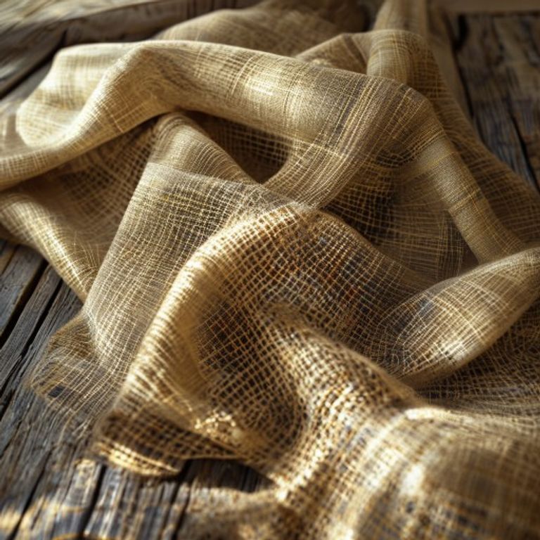 Chanderi Silk in warm beige · Ridh Fabric Studio