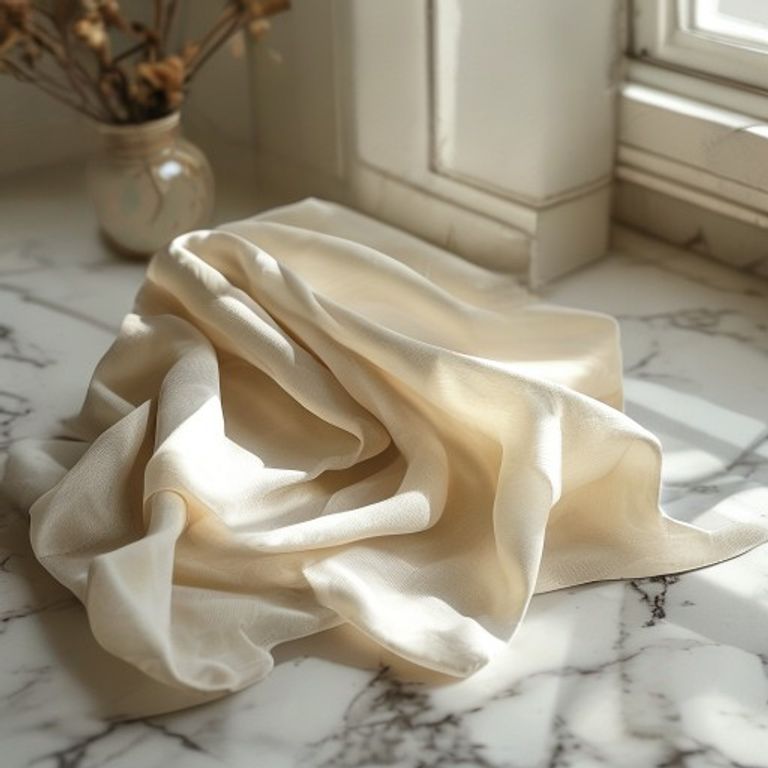 Georgette in natural undyed · Ridh Fabric Studio