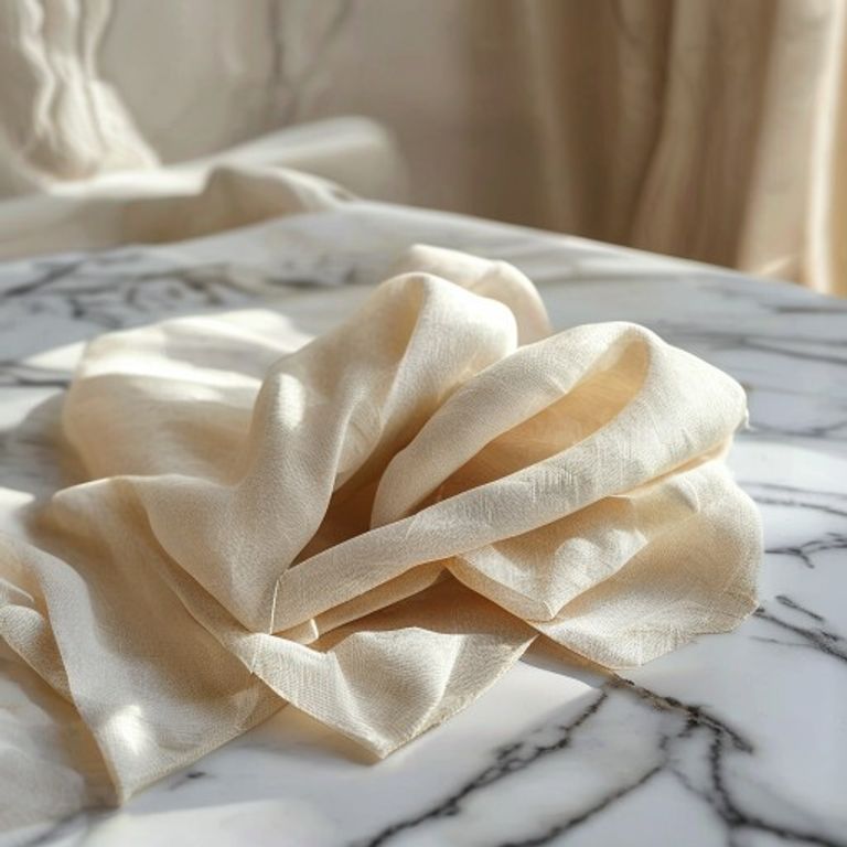 Luxury Fabric in natural undyed · Ridh Fabric Studio