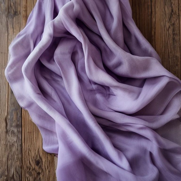 Luxury Fabric in soft lavender · Ridh Fabric Studio