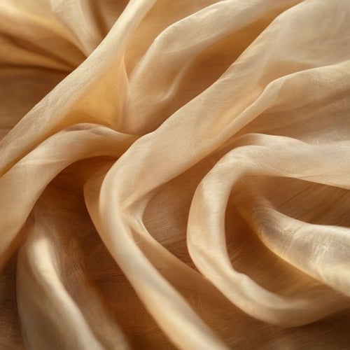 Organza Silk in natural undyed · Ridh Fabric Studio