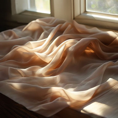 Organza Silk in onion · Ridh Fabric Studio