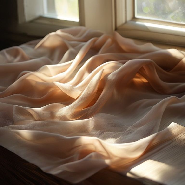 Organza Silk in onion · Ridh Fabric Studio