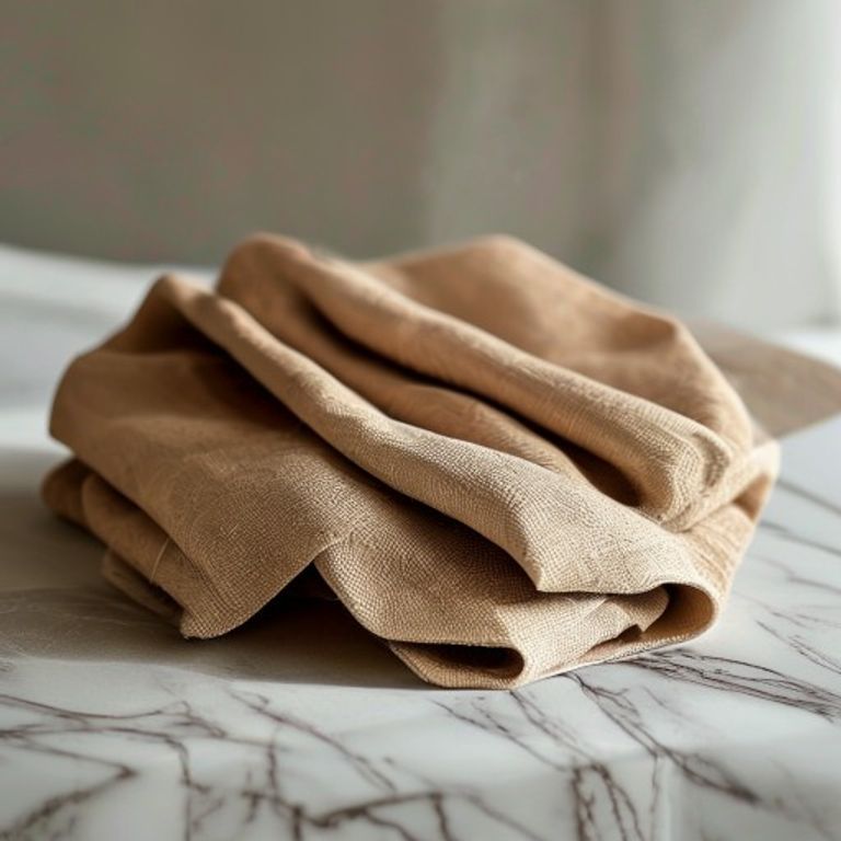 Premium Linen in coffee · Ridh Fabric Studio