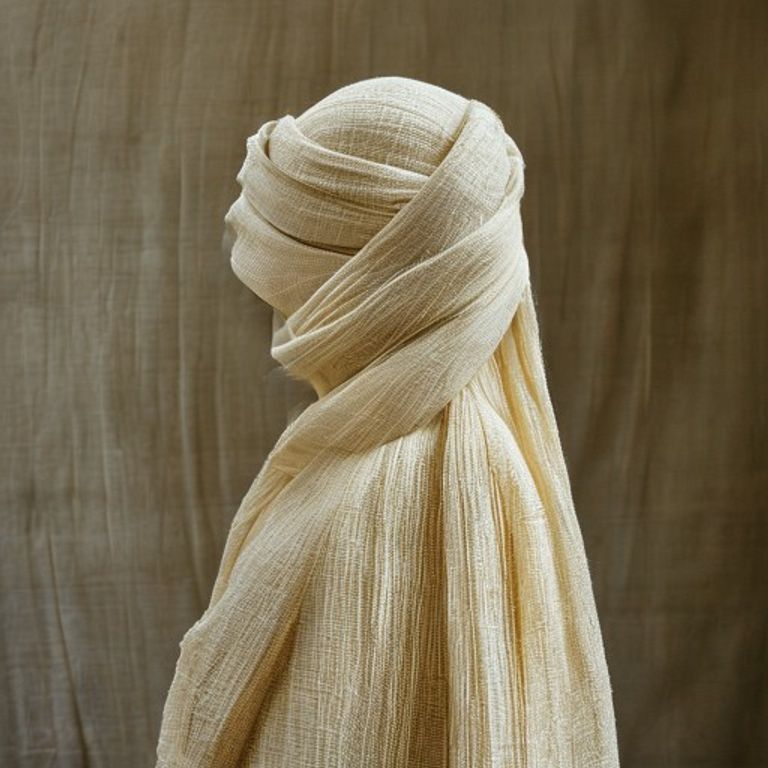 Premium Linen in cream · Ridh Fabric Studio