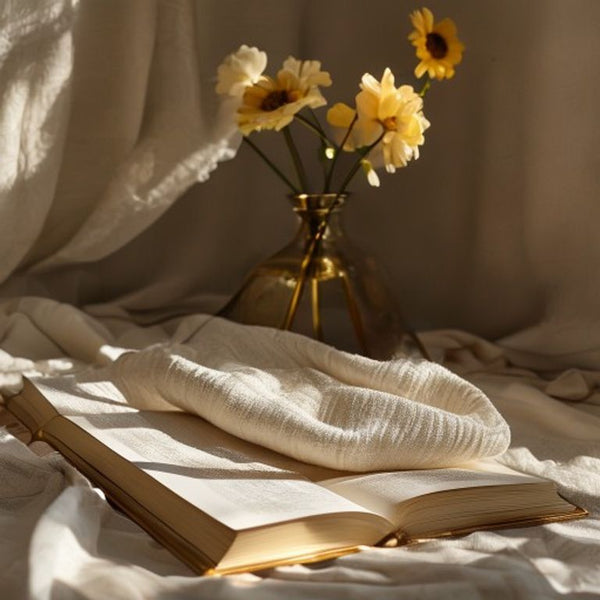 Premium Linen in ivory white · Ridh Fabric Studio