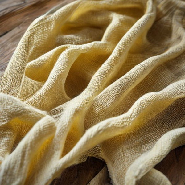Premium Linen in lemon · Ridh Fabric Studio