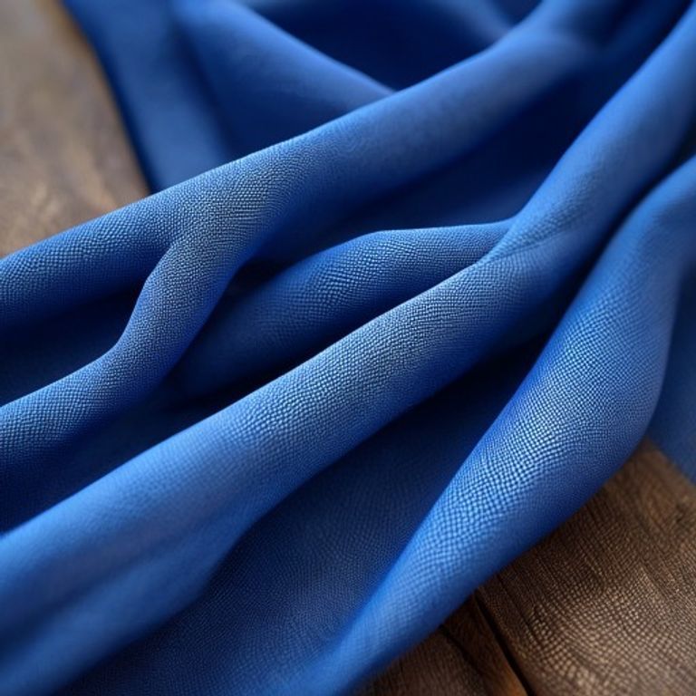 Premium Linen in royal blue · Ridh Fabric Studio
