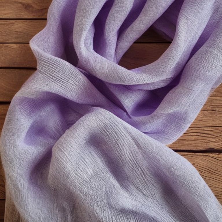 Premium Linen in soft lavender · Ridh Fabric Studio