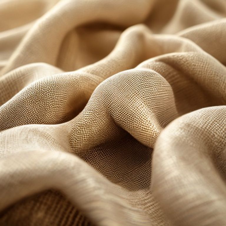 Premium Linen in warm beige · Ridh Fabric Studio