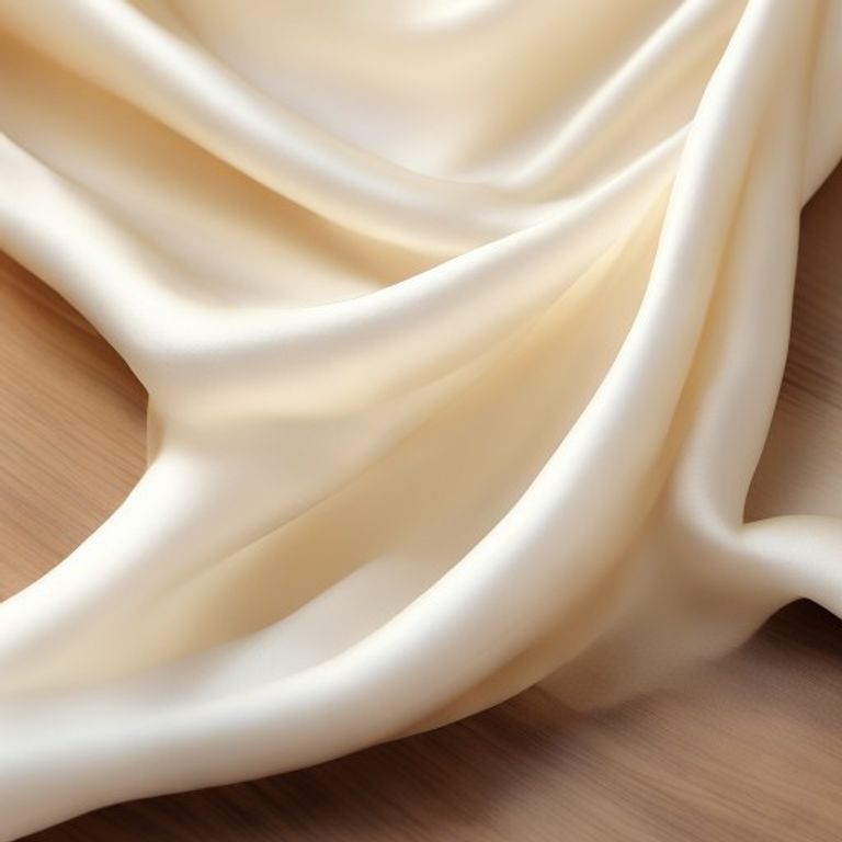 Pure Silk in ivory white · Ridh Fabric Studio